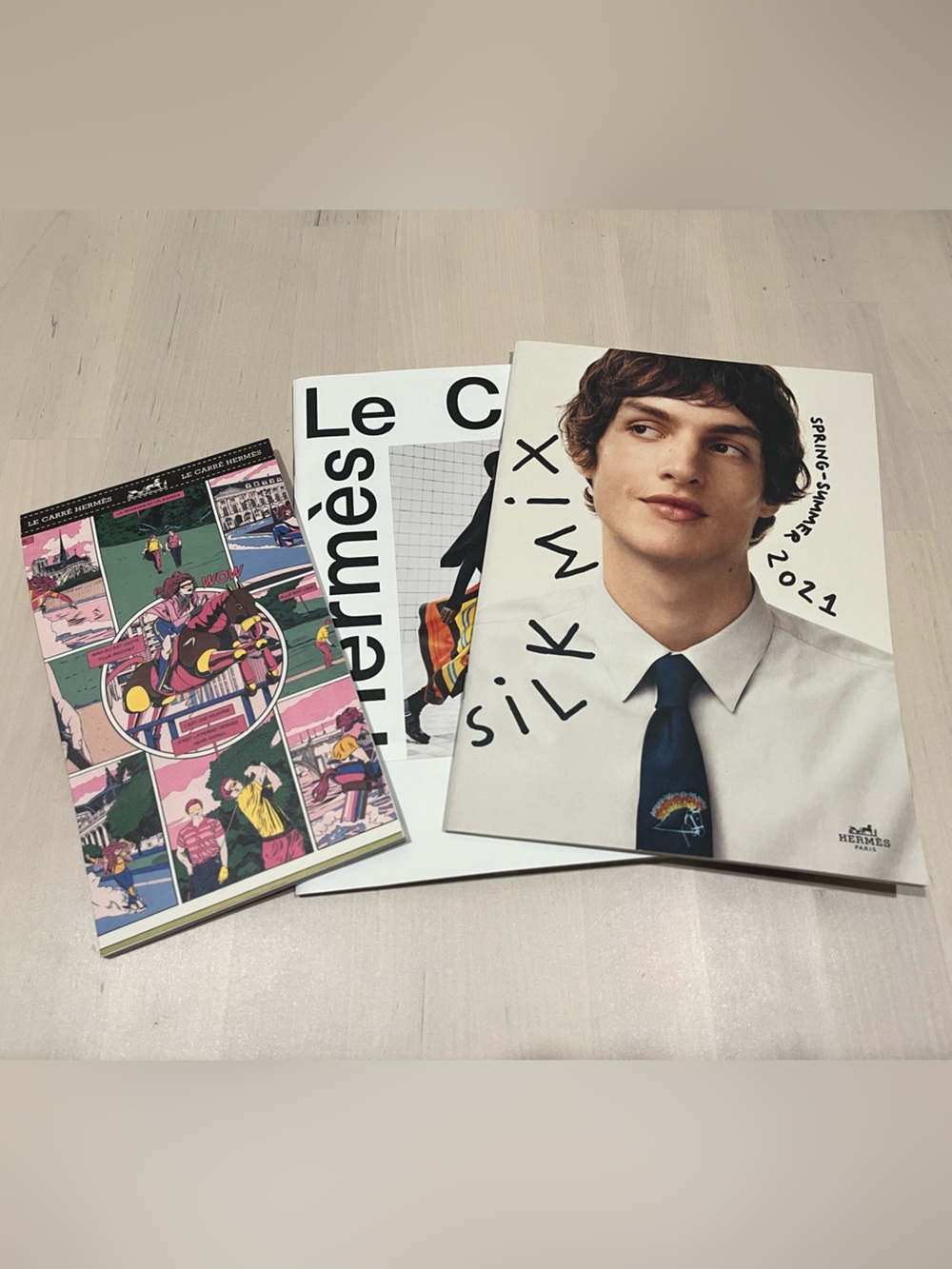 Three Hermes 2020/2021 catalog